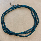 Dark Teal Seed Beads, Nagaland