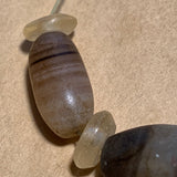 Ancient Striated Agate & Quartz Strand