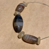 Ancient Striated Agate & Quartz Strand