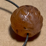 Ancient Bactrian Carved Carnelian Bead