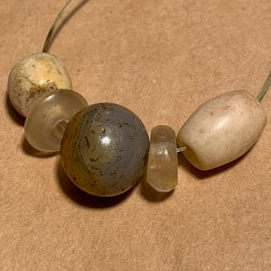 Ancient Bactrian Agate & Quartz Strand