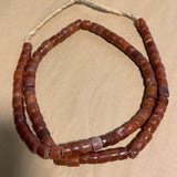 Strand of Ancient Red Jasper Beads, Mali