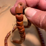Strand of Ancient Red Jasper Beads, Mali