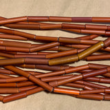 Antique White Hearts, Tube shape, Nigeria