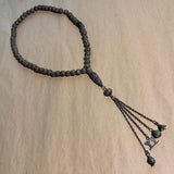 Antique Silver & Olivewood Prayer Strand, Yemen