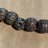 Antique Silver & Olivewood Prayer Strand, Yemen