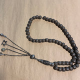 Antique Silver & Olivewood Prayer Strand, Yemen