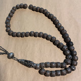 Antique Silver & Olivewood Prayer Strand, Yemen