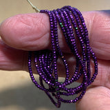 French Steel Cuts, Purple & Green Iris, Size P5