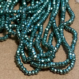 Antique French Steel Cuts, Green/ Blue Size P4