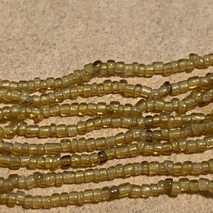 18º Topaz Seed Beads, 1800's