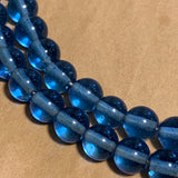 Antique Sapphire Peking Glass Beads