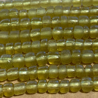 Java Matte Jonquil Glass Beads