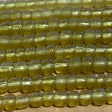 Java Matte Jonquil Glass Beads