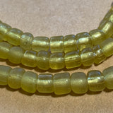Java Matte Jonquil Glass Beads