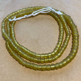 Java Matte Jonquil Glass Beads