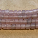 Java Matte Rose Pink Glass Beads