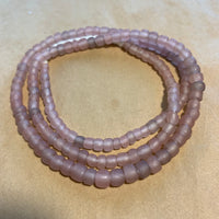 Java Matte Rose Pink Glass Beads