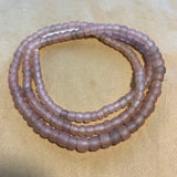 Java Matte Rose Pink Glass Beads