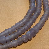 Java Matte Purple Glass Beads