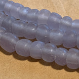 Java Matte Purple Glass Beads