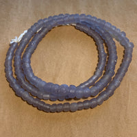Java Matte Purple Glass Beads