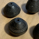 Antique Ceramic Spindle Whorl Beads, Dogon
