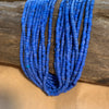 Dark Cornflower Blue Tile Beads