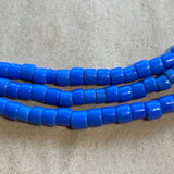 Dark Cornflower Blue Tile Beads