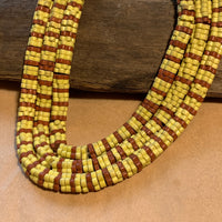 Old Czech Glass Flower Beads