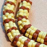 Old Czech Glass Flower Beads