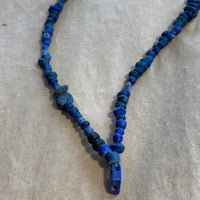 Ancient Lapis & Cobalt Glass Beads, Afghanistan