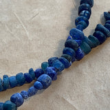 Ancient Lapis & Cobalt Glass Beads, Afghanistan