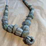 Strand of Ancient Faience Beads, Egyptian