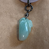 Burmese Lavender Jade Donut Necklace