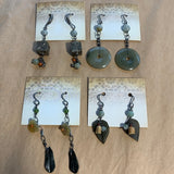 Jade Leaves Earrings