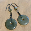 Jade Donuts Earrings