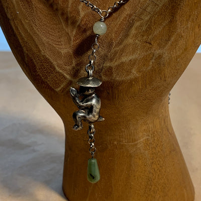 Jade Monkey Necklace