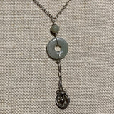 Simple Jade Donut Necklace