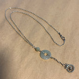 Simple Jade Donut Necklace