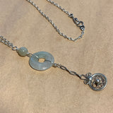 Simple Jade Donut Necklace