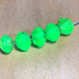 Antique Jonquil Vaseline Beads