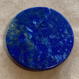 Carved Lapis Moon Face Cab