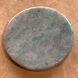 Lavender & Green Jade Carved Pendant