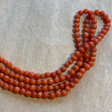 Vintage Italian Coral, 4.5mm