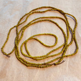 Antique Ochre Yellow Bonda Beads, India