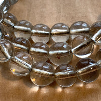 Antique Clear Peking Glass Beads