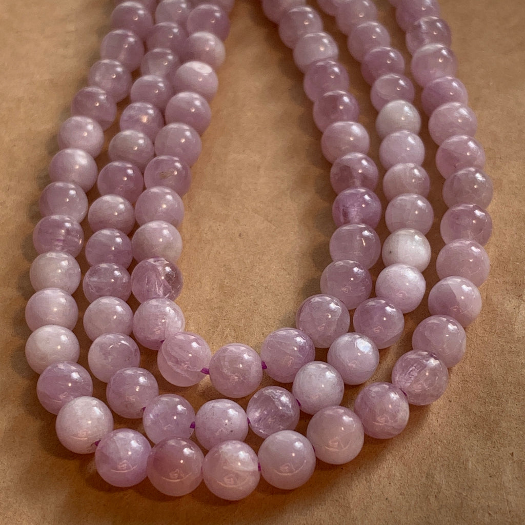 6mm Kunzite Round Beads