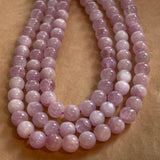 6mm Kunzite Round Beads