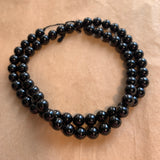 6mm Smooth Round Black Tourmaline